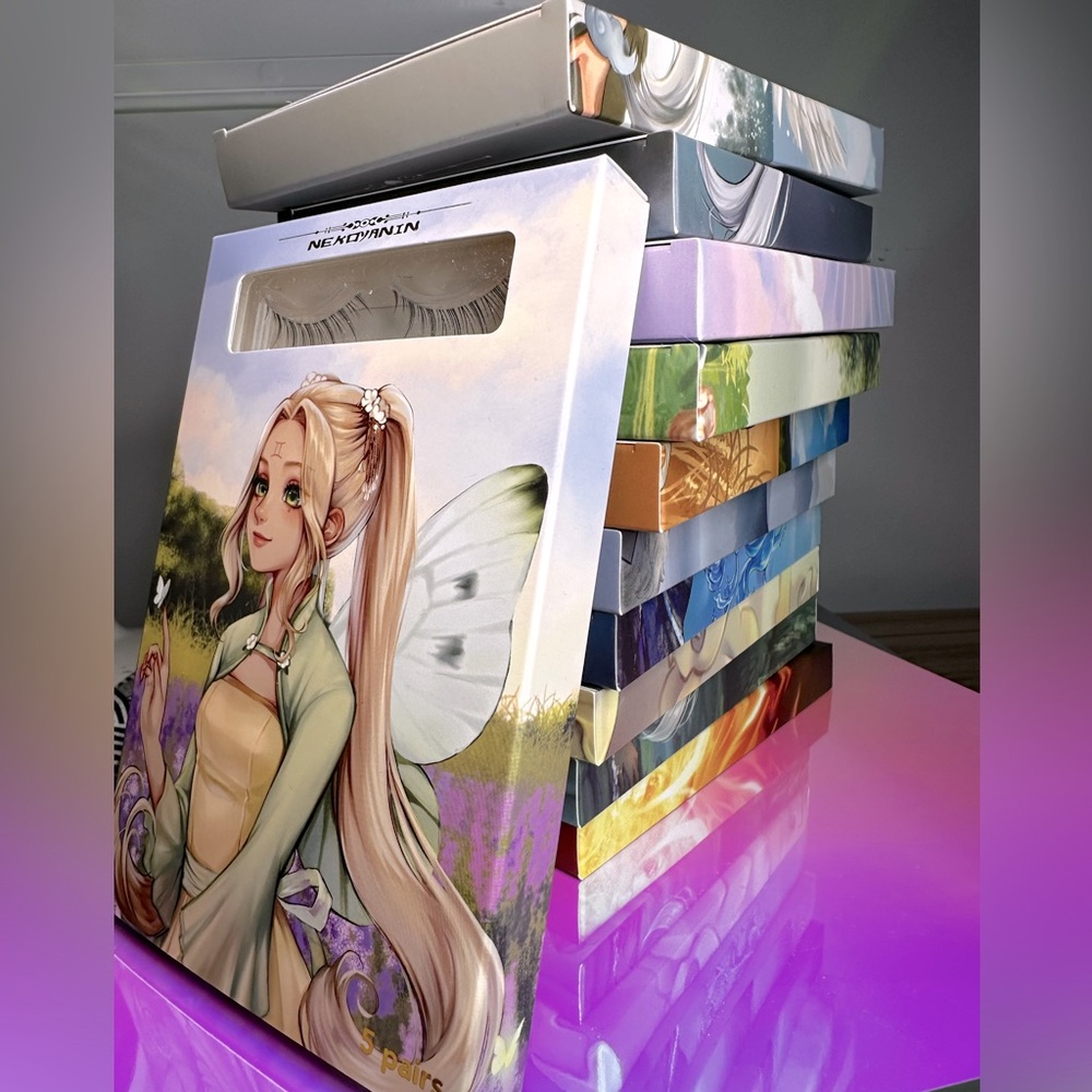 NEKOYANIN ANIME FALSE  EYE LASHES 11 BOXES